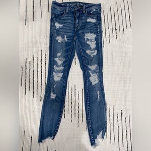 American Eagle super stretch highrise skinny jeans